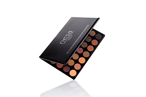 NESA Eyeshadow PeachBlossom Palette 35 Colors Eye Shadow Powder Make Up Waterproof High Pigmented Professional Cosmetics