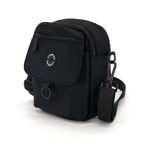 COOWONE wasserdichte Hundeleckerli-Tasche, Hohes Volumen Hundespaziergang Tasche,Kompakt und leicht Leckerli-Tasche für Hunde, Hundetasche mit Poop Bag Dispenser, Crossbody Bag für Hundetraining