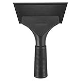 HARFINGTON Squeegee 5 Inch Length Auto Water Blade Shower Squeegee with Non-Slip Handle for Car Windshield Window Cleaner Glass Door, Black