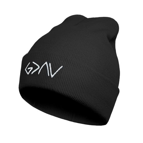 Image of Cool Graphic Beanie for Men and Women - Black