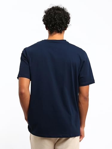 LC WAIKIKI Crew Neck Short Sleeve Men's Pyjama Top - XL - Navy