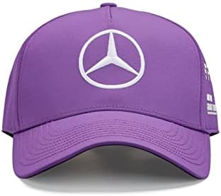 Mercedes AMG Petronas Formula One Team - Official Formula 1 Merchandise Collection - Lewis Hamilton 2022 Team Cap - Purple - Adult - One Size, Purple