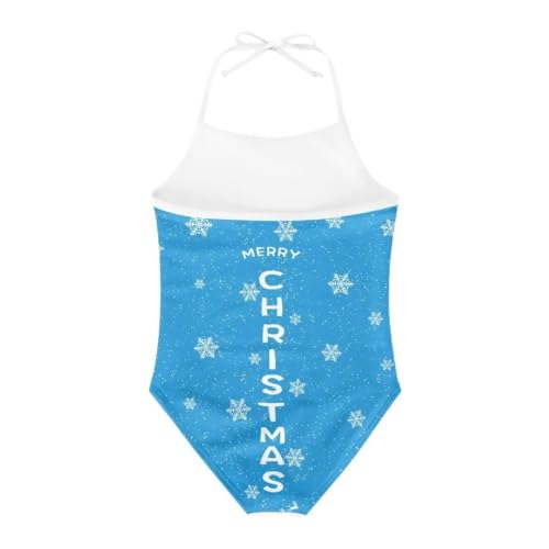 Image of Christmas Holiday One-Piece Swimsuits Beach Swimwear Bathing Suit for 3-10 Years Girls