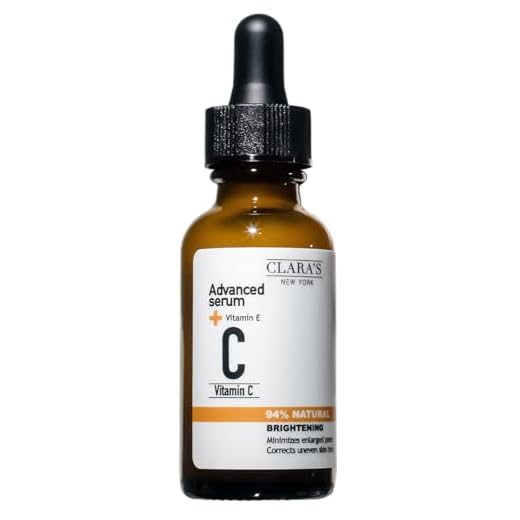 CLARA'S NEW YORK , Sérum Facial De Vitamina C, Com Ácido Hialurônico, Ácido Ascórbico, Niacinamida, Probióticos, Reduz Manchas Escuras, Acne, Cicatrizes | Clareador, Antioxidante, Minimiza Os Poros