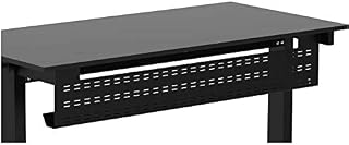 Under Desk Cable Management Tray – 51" Length Black Horizontal Computer Cord Raceway