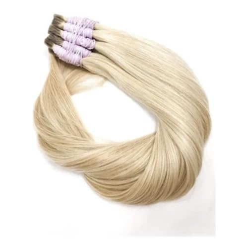 Cabelo Humano Loiro Claríssimo Para mega- Hair Liso De 70 Cm 50 Gramas