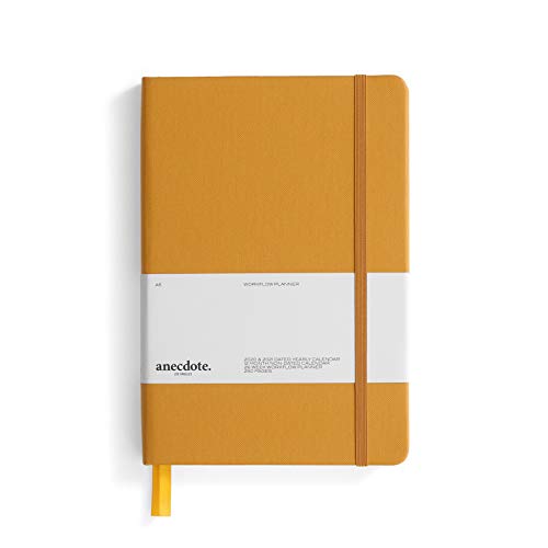 The Anecdote Daily Planner 2021-2022. A Daily, Weekly & Monthly Planner. Achieve Your Goals. Establish Yearly, Monthly, Weekly & Daily Workflow, A5 size, Hardcover Daily Planner. Start Anytime. MUSTARD