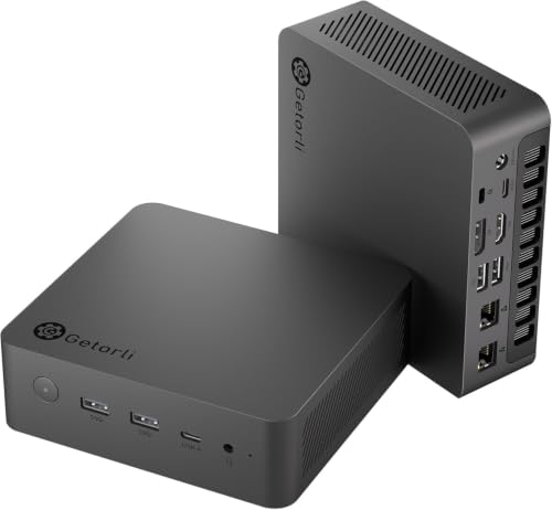 Getorli �~�jpc Ryzen 7 PRO 8845HS 16G DDR5 1TB SSD �����\ �~�jpc 8�R�A 16�X���b�h mini pc �ő�256GB DDR5 4TB SSD�g���Ή� �f���A�� 2.5G LAN WiFi6 Blueto