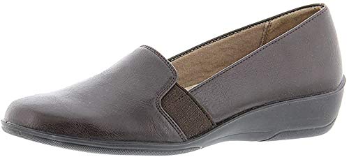 LifeStride Isabelle Women's Slip On 12 C/D US Dark Brown