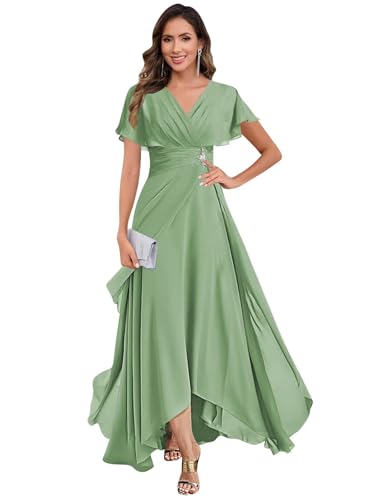 KBWOV Sage Green Grandmother of The Bride Dresses...
