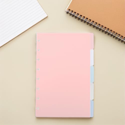Divisores de índice para cuadernos de hongo de 5.5x8.5", ideales para estudiar 4