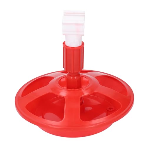 Bebedero automático para pollos, dispensador de agua de pollo robusto y resistente a los golpes, cuenco para aves de corral con varios compartimentos
