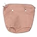 Imagen de Lona SóLida Impermeable Inserto Forro Interior Inserto Bolsillo Cremallera para Obag o Bag Bolso de Mano Caqui Profundo