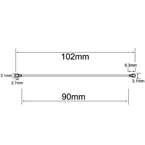 Onelinkmore Ipx Antenna Cable Ufl To Ufl Coax Extension Ipx U.fl Jack To Female Mini Pci Cord 3.9Inch Pack Of 2 #TOP4