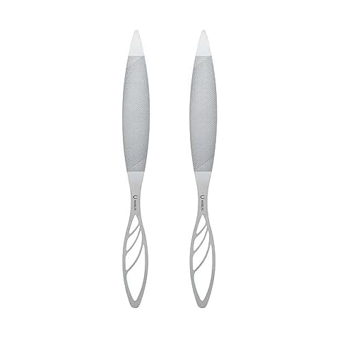 MARUTO Wing Nail File - Set of 2 - Stainless Steel Nail Buffer - WF-002 - Made in Japan Cover