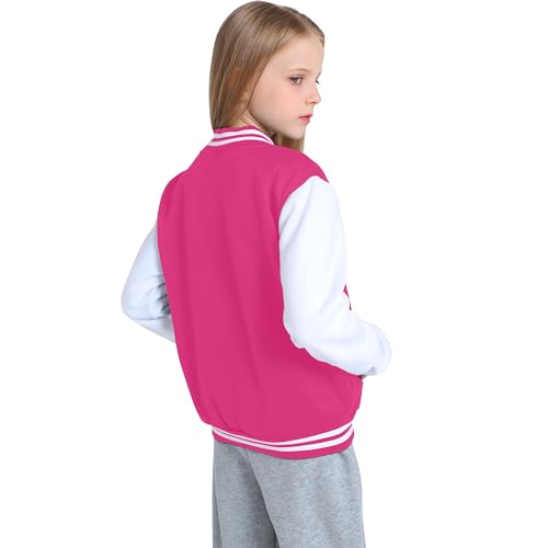Yuji Itadori Girls Varsity Jacket Kids Baseball Lightweight Jacket Fleece Coat Button Closure School Outwear 2-14 Years3