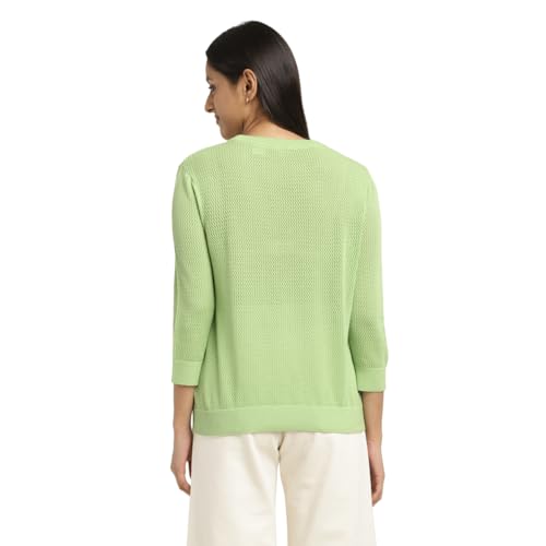 Image of Levi's Women Leather Round Neck Sweater