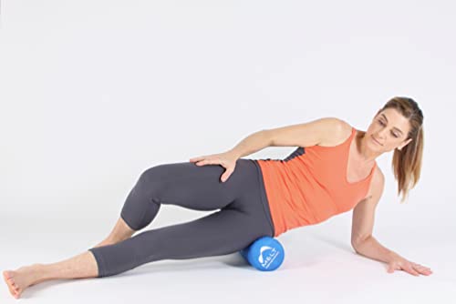 18 Inch Travel Soft Foam Roller, Blue, Exercise-Foam-Rollers, Mobility Improvement, Latex Free - Image 5