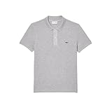 Lacoste Men's Slim Fit L.12.12 Piqué Polo Shirt, Silver Chine, Large
