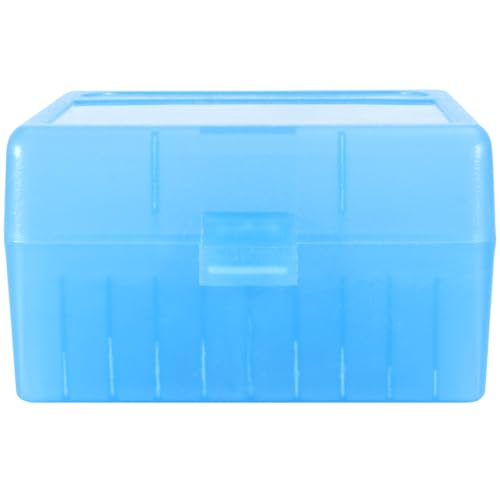 Prothens 100 round Flip rifle munition case, empilable et verrouillable, stockage de munitions, pour le stockage de munitions pour fusil ou fusil de chasse, 4.72 "* 4.72" * 2.76 "