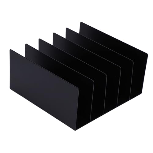 Organiseur de bureau portable 5 compartiments en fer forgé robuste GOWENIC - 3