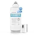 Waterdrop WD-K19RF-FK Filter, Replacement for WD-K19-SFK Countertop Reverse Osmosis System, 12-month Lifetime