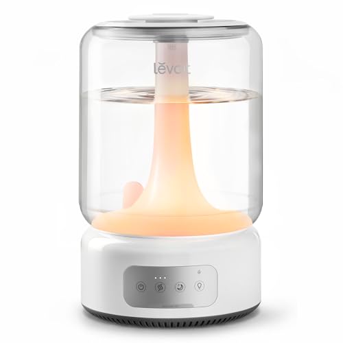 Image of Levoit Humidifiers for Bedroom Large Room Home, 6.2L Cool Mist With 62H Runtime, Top Fill Design, Dishwasher Safe, Easy to Clean, Quiet 26dB, Manual Touch Control, Auto Shut Off, NeoClassic 650