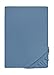 Produktbild biberna Feinjersey-Spannbetttuch 0077144 azurblau 1x 90x190 cm - 100x200 cm