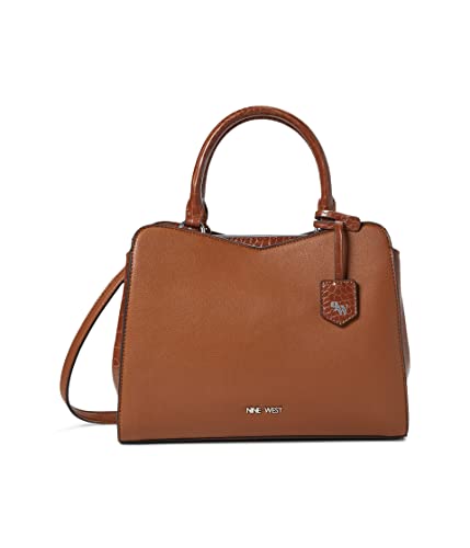 Nine West Elona Satchel Saddle Tan One Size