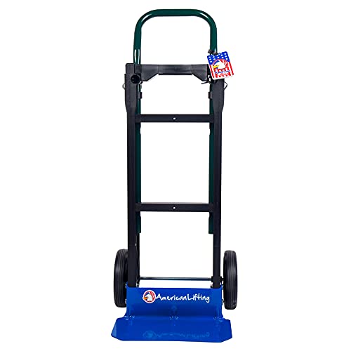 American Lifting AL8400 400 Lb Capacity Ultra Lightweight Super Strong Nylon Convertible Hand Truck & Dolly thumb #1