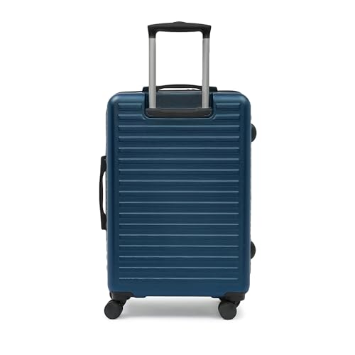 Image of THE ASSEMBLY Large Check-in Luggage 28 Inches - Lightweight|Premium Hard-Shell Speed Wheel Suitcase 85 L White & Blue (Dual Tone)