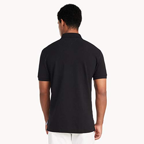 Image of Tommy Hilfiger Men's Short Sleeve Cotton Pique Polo Shirt in Classic Fit