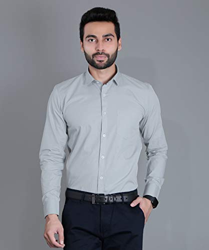 Image of FIFTH ANFOLD Men's Solid Slim Fit Shirt