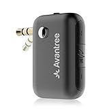 Avantree CK210 Low Latency Bluetooth Audio Receiver for Speaker & Car, Hands Free Car Kit for Home Car Stereo Audio System, Portable 3.5mm AUX Audio Adapter, Dual Link & Voice Assistant