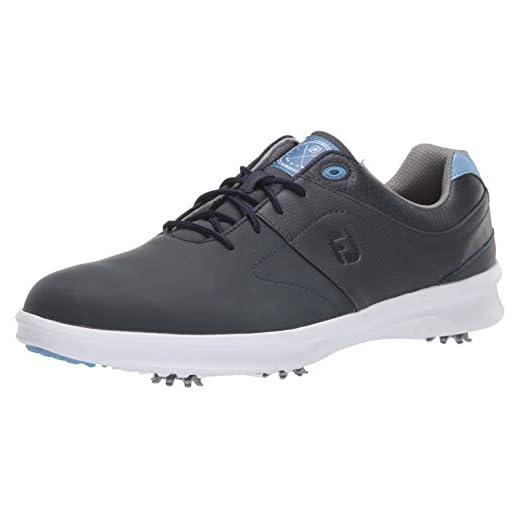 FootJoy Men's Contour Series Golf Shoes, Navy, 11.5 M US