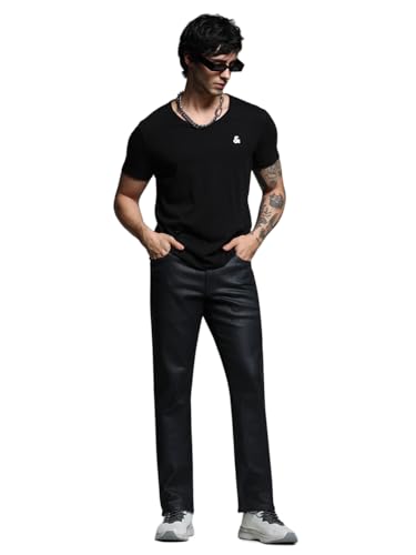 Image of JACK & JONES Men's Slim Fit Jeans | Low Rise | Jeans for Men