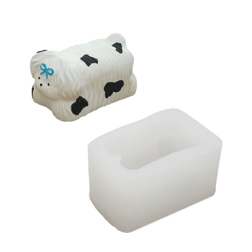 Moldes de silicona para cachorros, resina epoxi, jabón, moldes de silicona para perros, para hornear fondant de chocolate