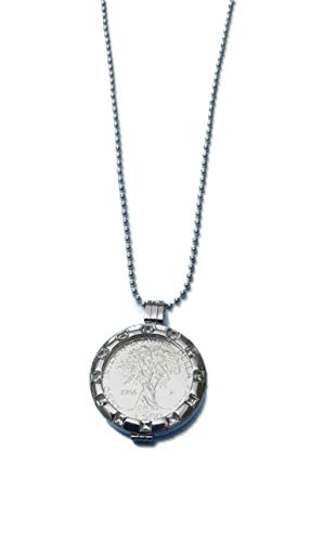 Colgante de plata de 500 liras un regalo inolvidable con cadena de 90 cm con historia