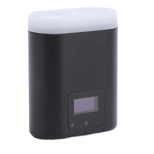 Universal Camera Flash Hot Shoe Mount TYPE C Rechargeable, 5600K 8 Level Brightness Portable Flash for GR3 for ZV1, Compact Lightweight (Black)