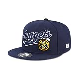 Ultra Game NBA Official Youth 8-20 Snap Back 3D Embroidered Team Logo Baseball Cap Hat, Denver Nuggets, Team Color, 1SIZE
