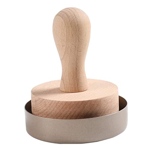 Tart Press Tool Wood Egg Tart Pusher DIY Baking Dough Press Pastry Tamper Wooden Tart Mould Wood Egg Tart Pusher Dough Press Pastry Tamper Wood Tart Tamper