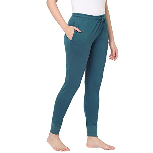 Image of Inner Sense Organic Cotton and Bamboo night pants for women I Anti Odour, Soft, Comfortable, Lightweight, Full-length, Dual-side pocket, Soft pajama for women