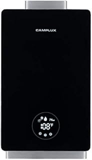 Tankless Water Heater, Camplux Constant Propane Water Heater, 3.18 GPM On Demand Water Heater, Instant Hot Water Heater, Indoor, Black