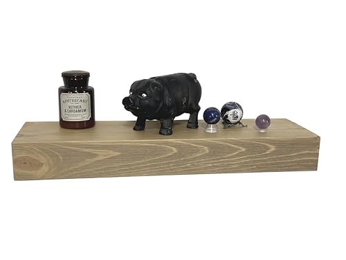 joelsantiques 24 Inch Wooden Floating Shelves for Wall - 24x7x3