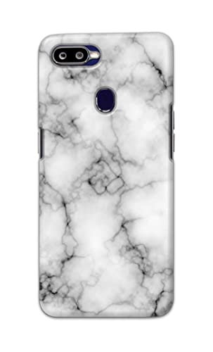 Image of Light White Marble Texture Natural Pattern Hard Back Case Cover for Oppo F9 / Oppo F9 Pro /Realme 2 Pro /Realme U1, RMX1801, RMX1807 Back Cover -(J5) VNS2230