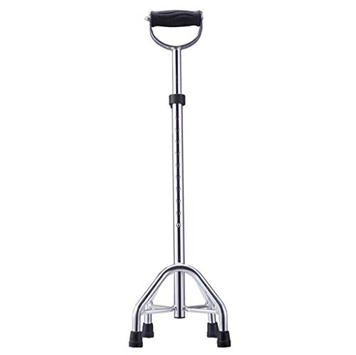 Andador con Ruedas, Bastón para Caminar, Equilibrio Ajustable y liviano, Ayuda para la Movilidad, Muleta de Aluminio Estable, Productos ortopédicos, Accesorios, bastón para Hombres y Mujeres