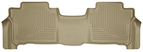 Husky Liners Weatherbeater Floor Mats | Fits 2013-2021 Lexus LX570, 2013-2021 Toyota Land Cruiser w/o 3rd Row | 2nd Row, 1-pc Black - 14093