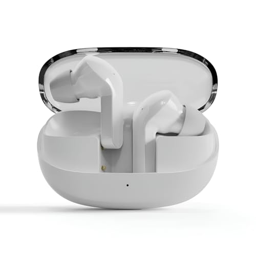 Image of G2 Transparent Earbuds 30 Hours Playtime, Bluetooth 5.3 + ENC, 13mm HD BASS Drivers, IPX5 Sweat-Proof,Built-in Mic for Android & iOS