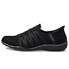 Skechers Actieve SlipIns Breathe EasyRoll met Me Womens Slip On, Zwart, 39 EU