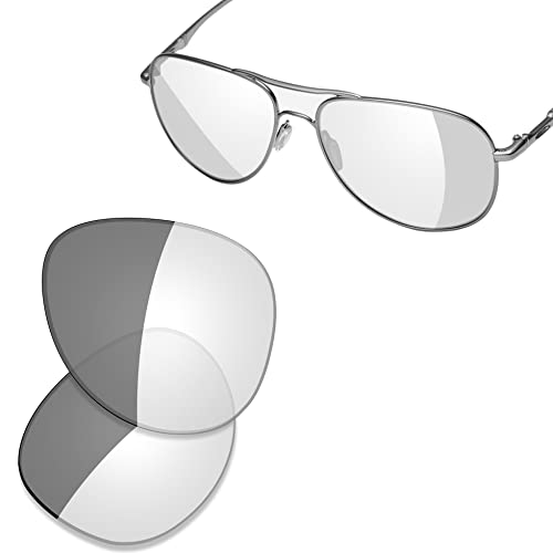 Image of SAUCER Premium Replacement Lenses & Nosepads for Oakley Elmont M OO4119 | UV400 Protection, Anti-Scratch, Precise Fit